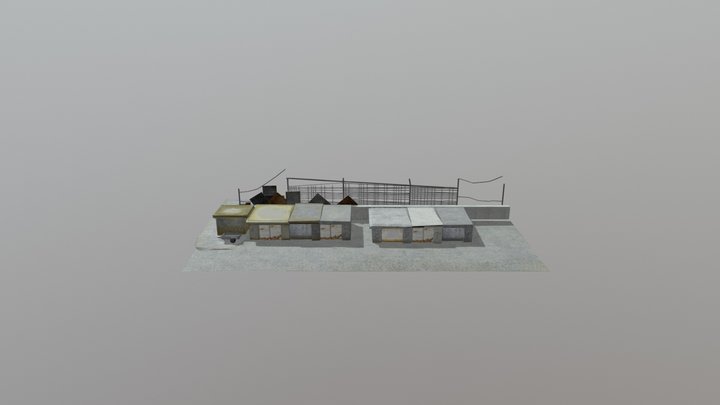 Street In Dubrovnik 3D Model