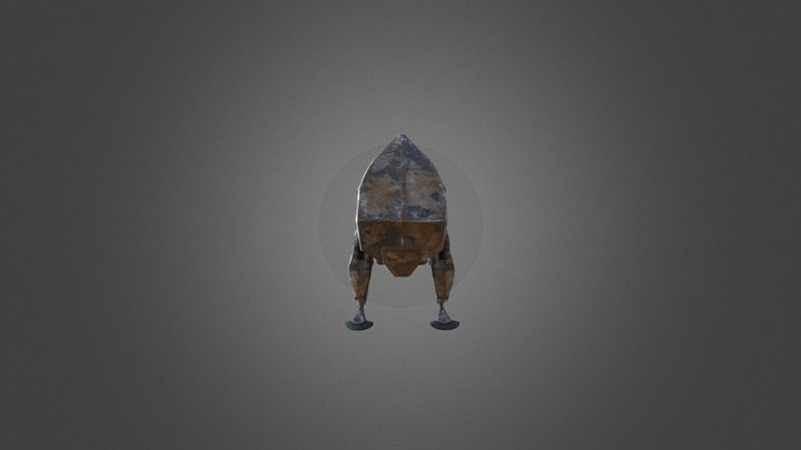 Robot T-Rex Defend 3D Model