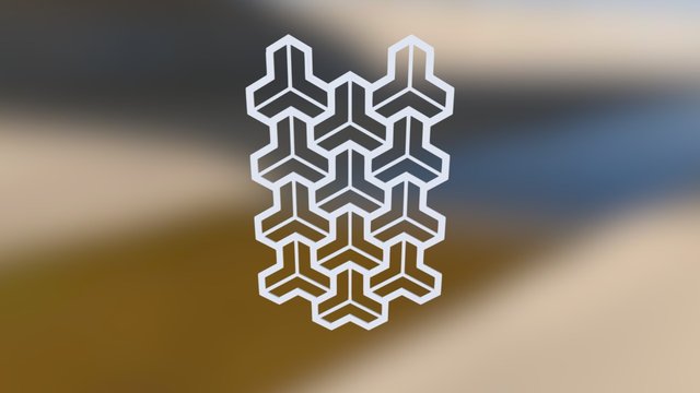 Flattened Bracelet 3D Model