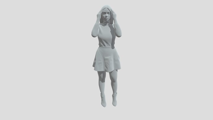 Office lady 3D Model