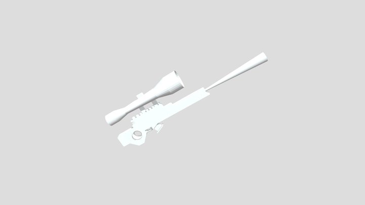 Fornite Sniper 3D Model