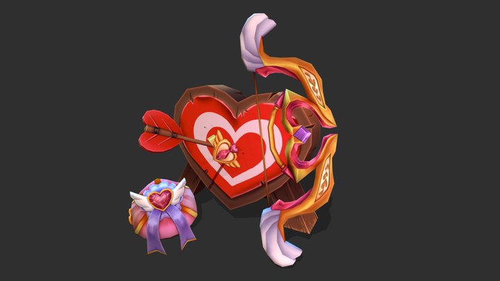 Valentine Props 3D Model