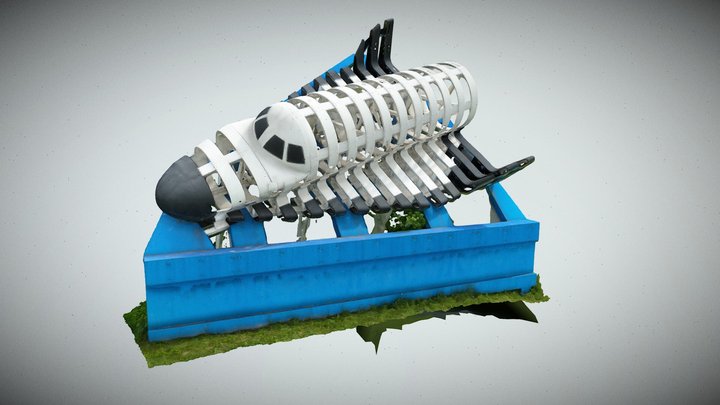 Navette Spaciale de l'Euro Space Center Belgium 3D Model