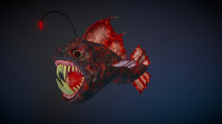 Deep sea fish 3D Model