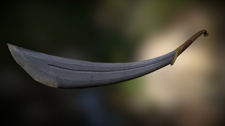 Elven Sword 3D Model