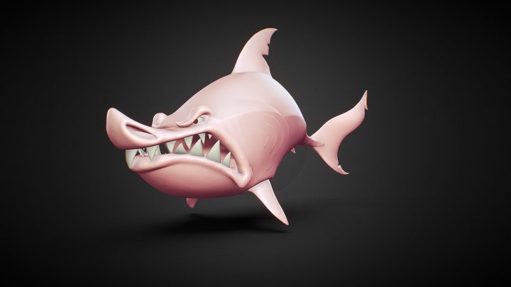 Shark Assigment CGCookie - Final 3D Model