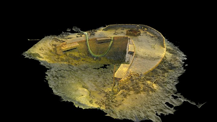 Vinkeveen ijsschoen/boeg met Airlift 3D Model
