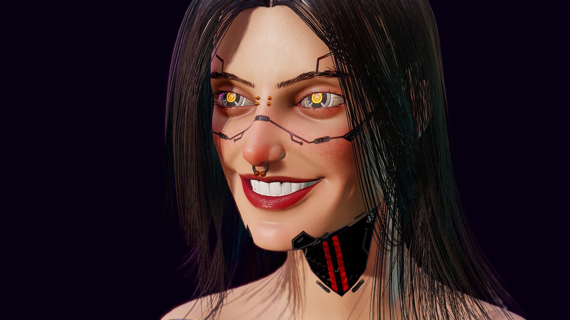 Nude Cyber-Girl - Buy Royalty Free 3D model by Pedro B. Goulart