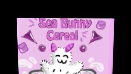 Sea Bunny Cereal 3D Model