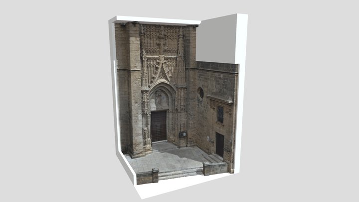 Iglesia de Santiago - Portada Epístola 3D Model