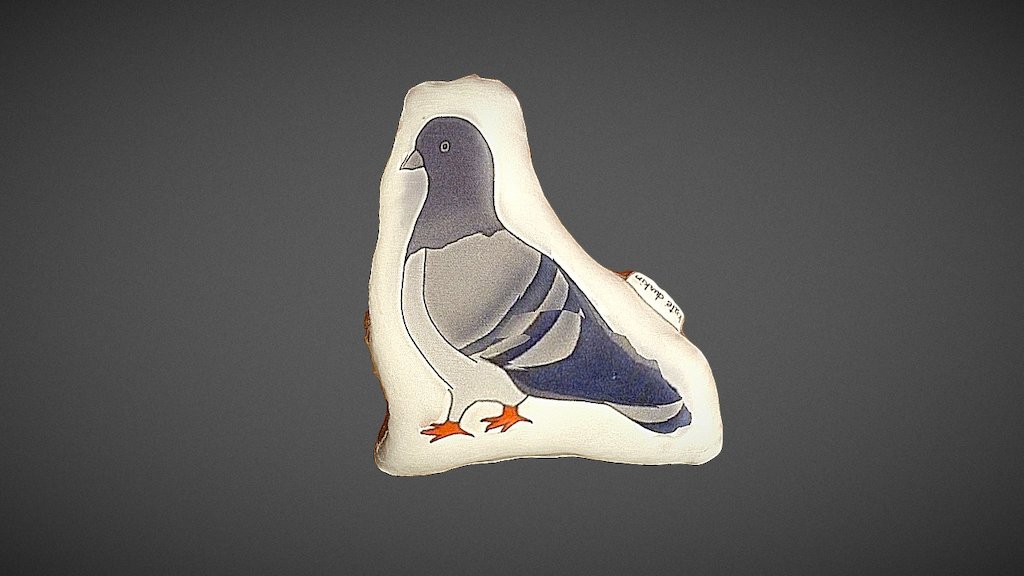 Pigeon pillow by Kate Durkin