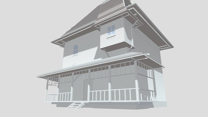 Monster House 3D Model