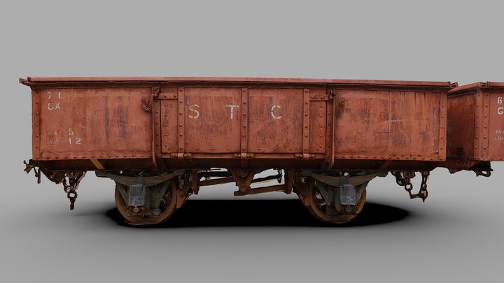 STC Ore Wagon (Raw Scan) 3D Model
