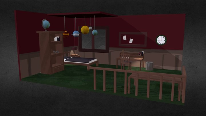 Ontdekkingsreiziger's Kamer 3D Model