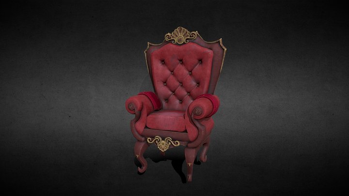 Antique chair 3D Model