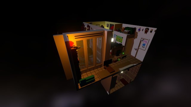 Mon appartement à Paris 3D Model