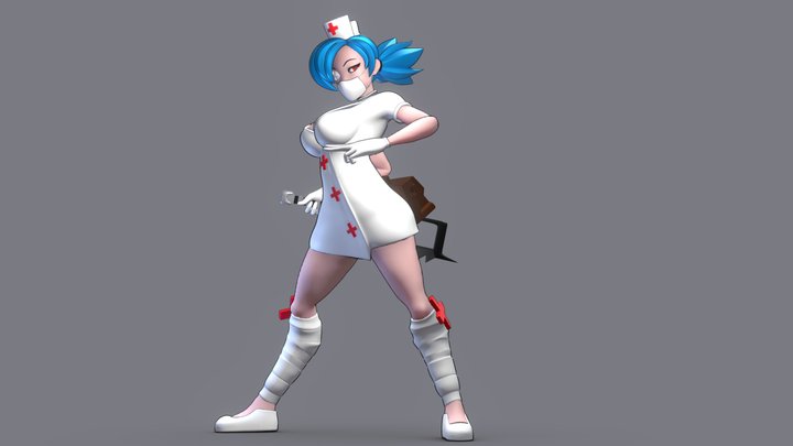 Valentine ( Skull Girls ) 3D Model