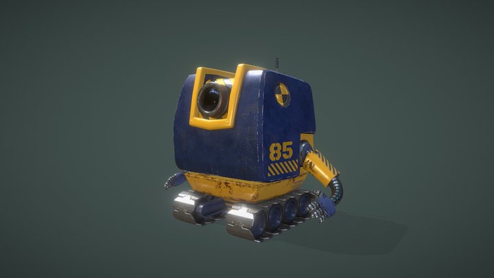 BoltBox 85: Industrial Companion Robot 3D Model