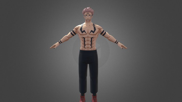 Sukuna 3D Model