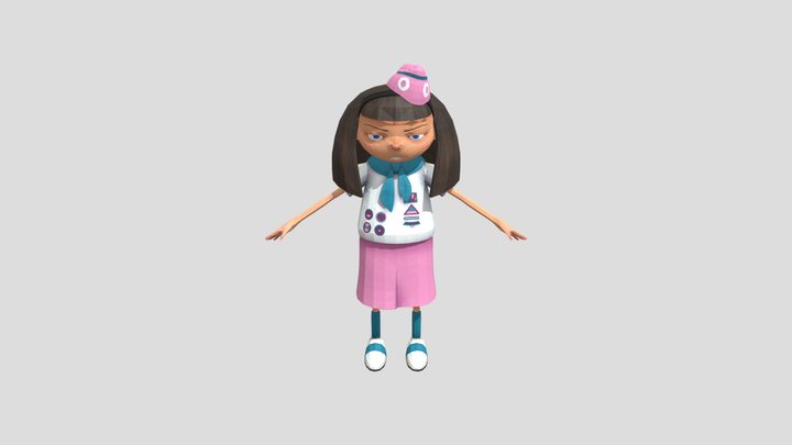 meena 3D Model