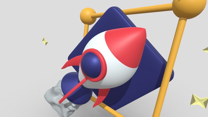 Rocket / Ракета 3D Model