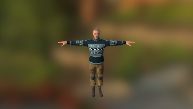 Main Character 3D Model
