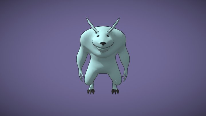 The Monster Rabbit 3D Model