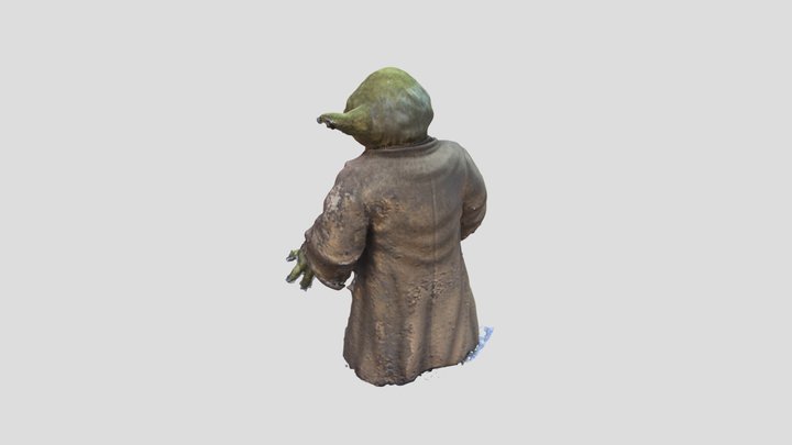 Objeto Pequeño (Muñeco de Yoda) 3D Model