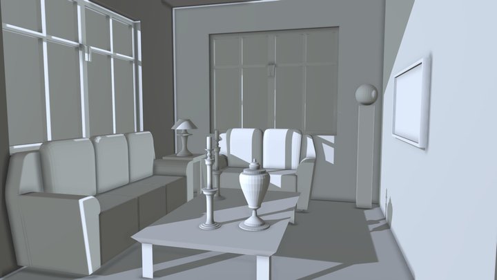 Interior Model 3D Model