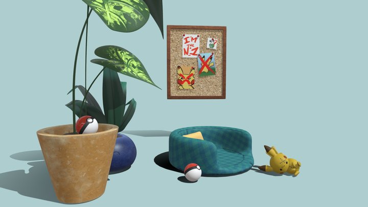Charmander's Corner 3D Model