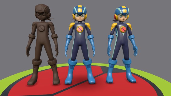 Megaman NT 3D Model