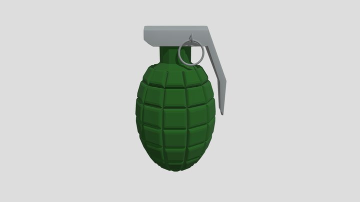 Hand Granade 3D Model