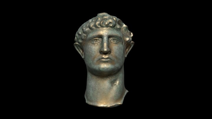 Emperor Hadrian Bust 3D Model