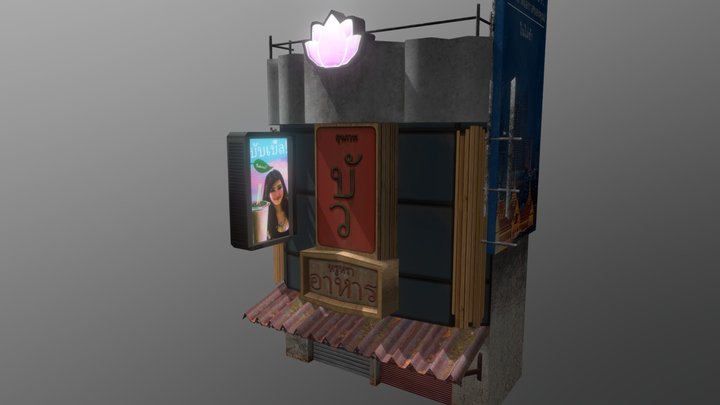 Bangkok Thailand cityscene building A 3D Model