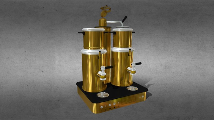 Maschiene Astoria Gold2er V4 3D Model