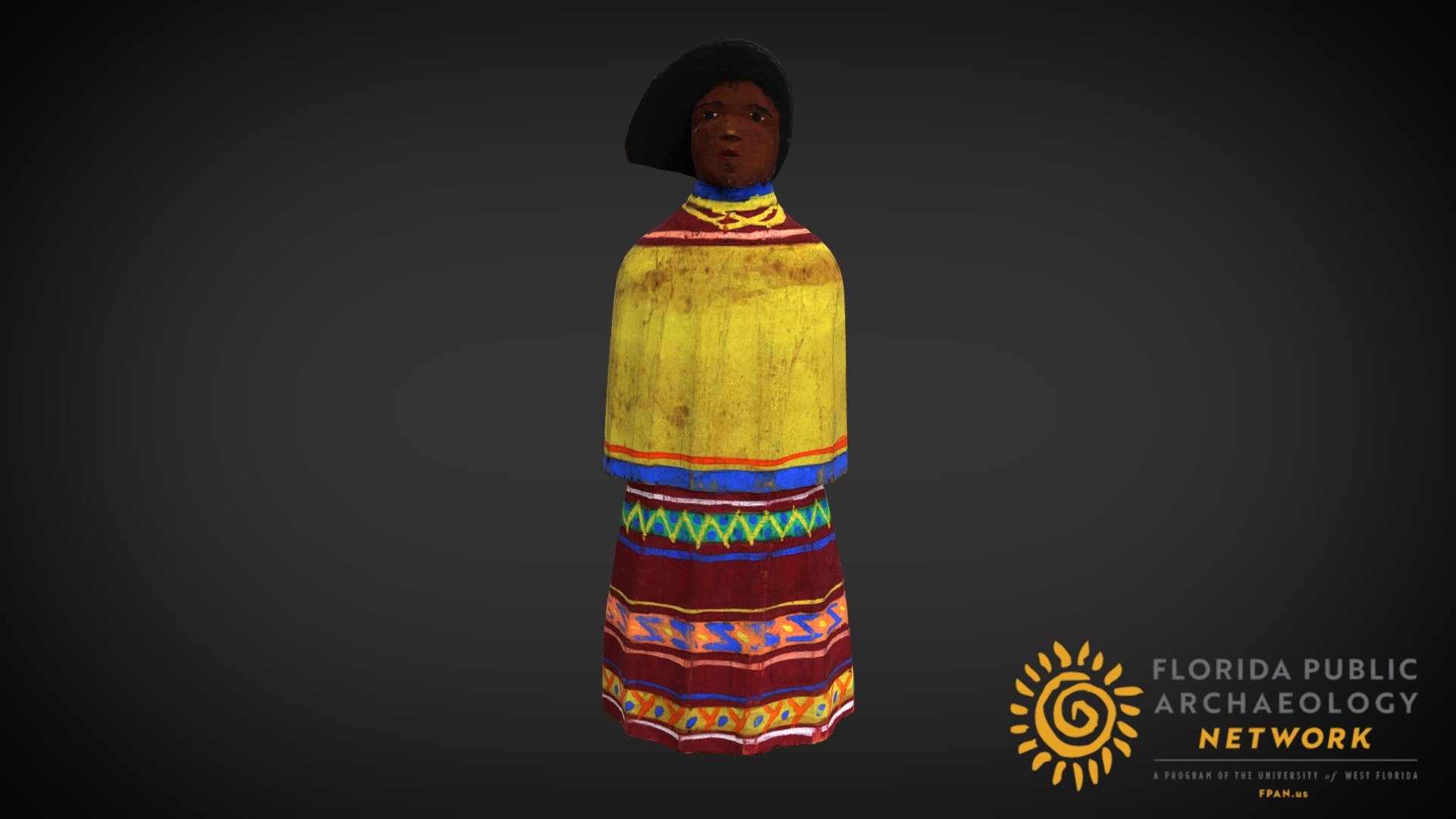 Carved Seminole Woman
