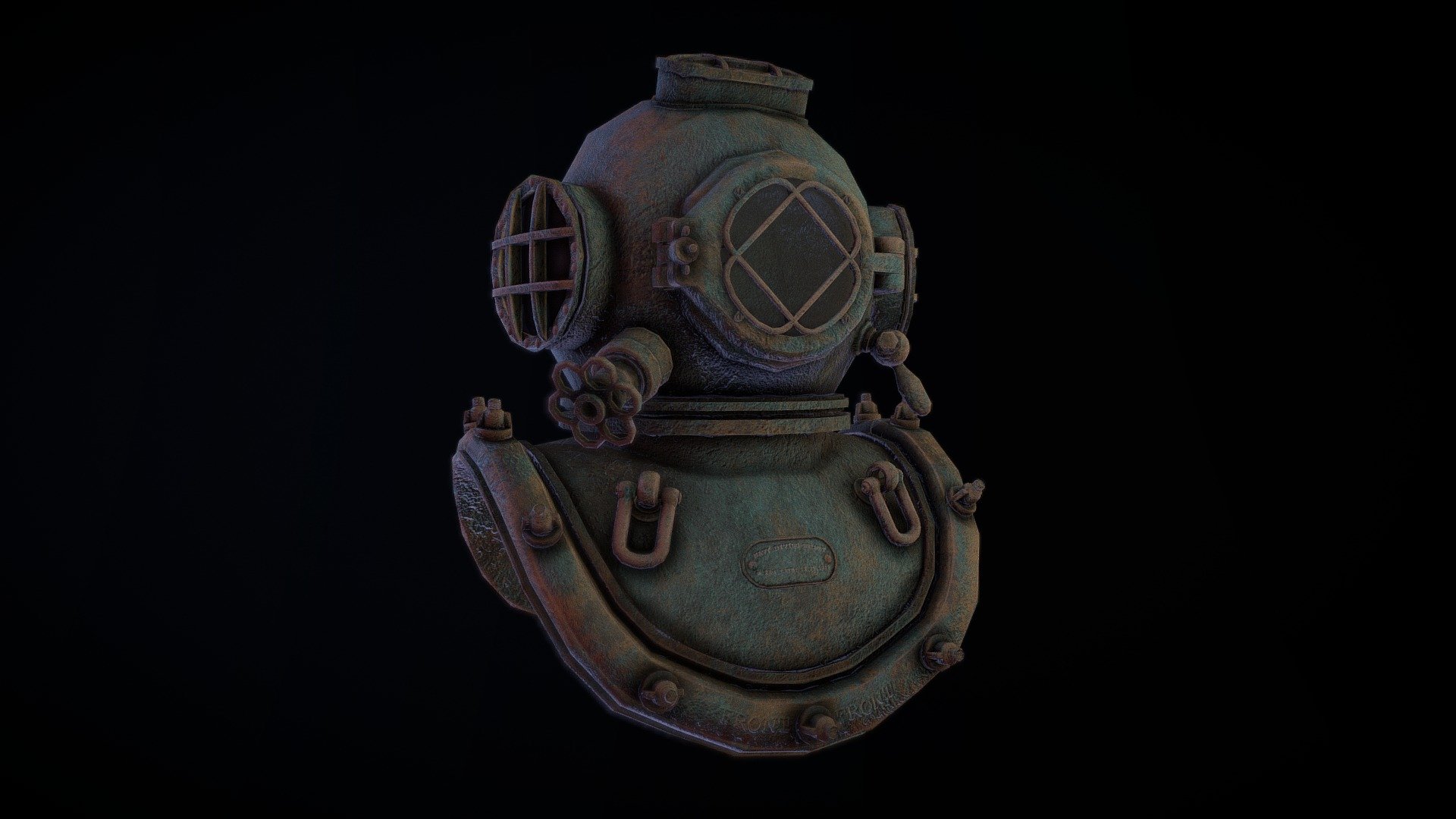 Helmet of Underwater Suit