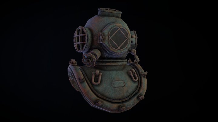 Helmet of Underwater Suit – Modello 3D gratuito STL