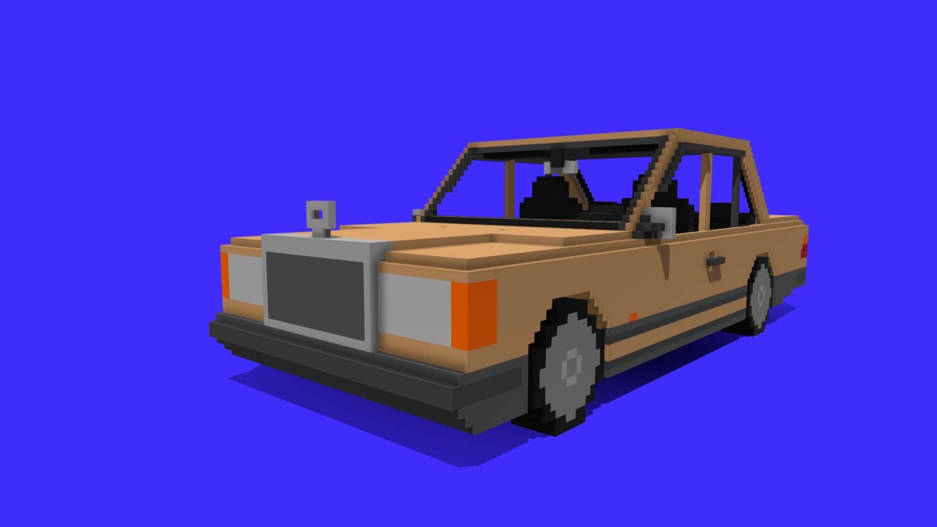 Mercedes 124 230E voxel (no windows)
