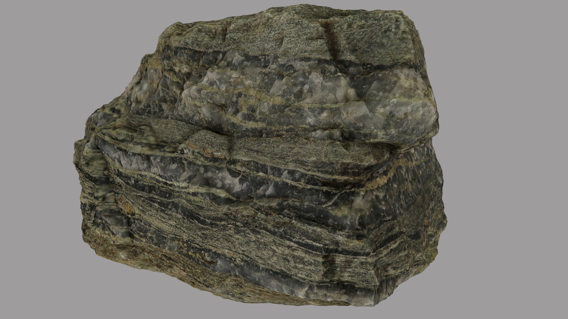 Mylonitic gneiss, Austria.