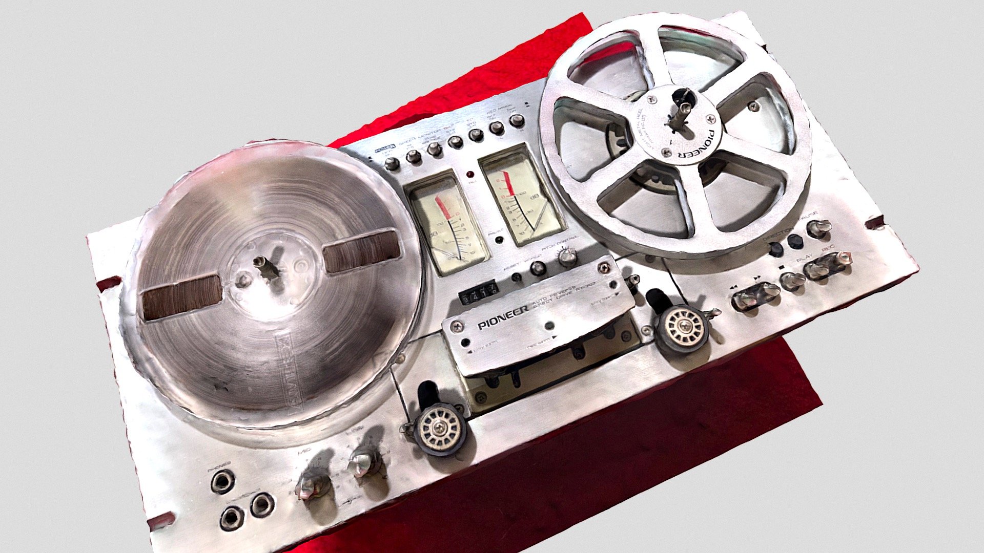 Pioneer RT-707 Tape Recorder - Download Free 3D model by holofichesystems  (@holofichesystems) [9411747]