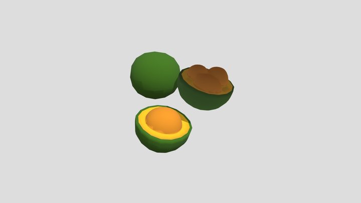 Pequi_frutos-polpa 3D Model