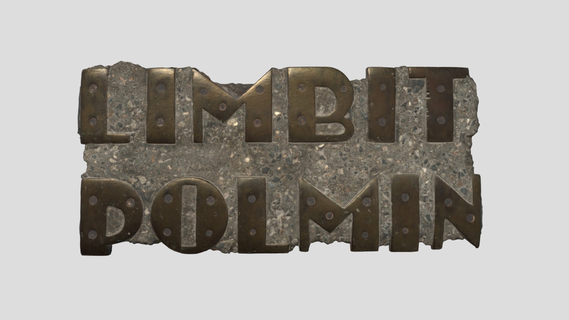 Fragment of the Limbit-Polmin bituminous surface