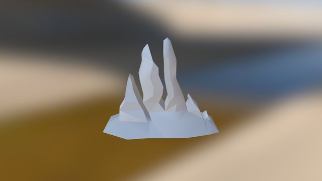 Stalagmite Static Mesh 3D Model