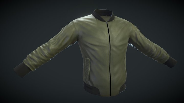 Bomber Jacket 3D Model