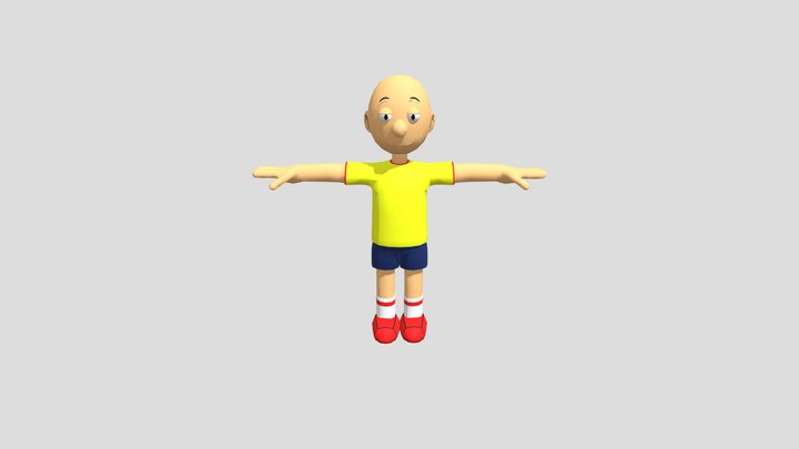 Caillou model from grounded sim 3D Model