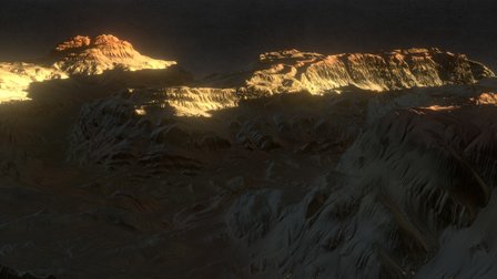 Iri Shinsoj Canyon 3D Model