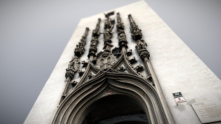 Brno old town hall portal – Gratis 3D-model STL