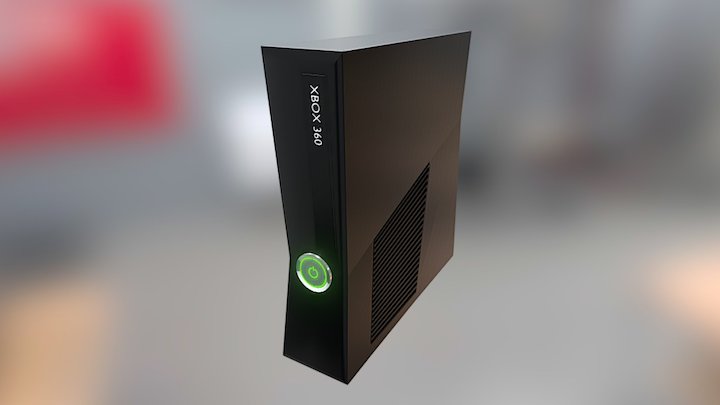 Xbox 360 3D Model