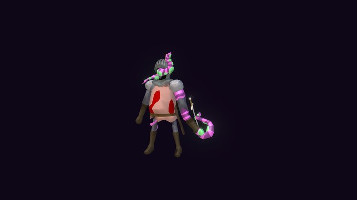 MINI KNIGHT Corrupted New Armature 3D Model